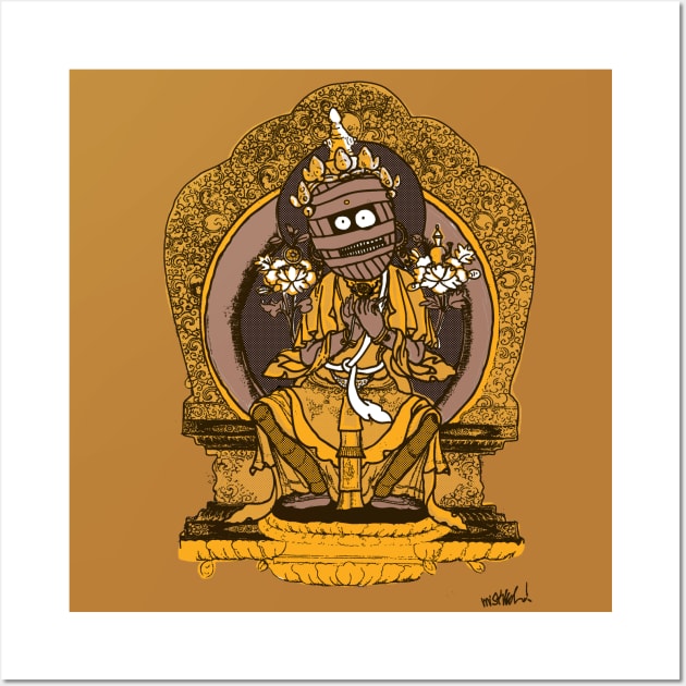 BUDDAH MUMMY Wall Art by miskel